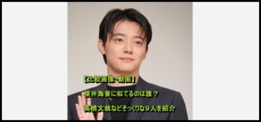 櫻井海音に似ている人は９人